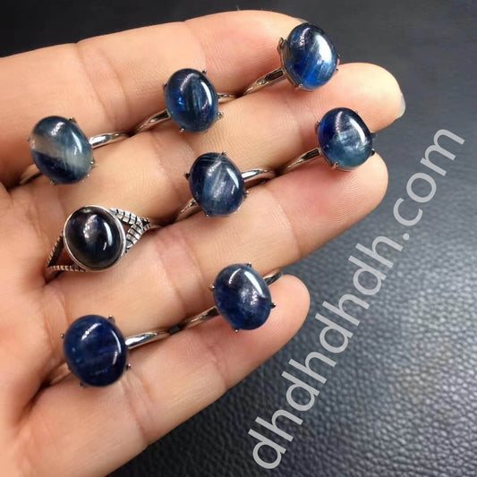 Kyanite rings