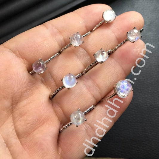 Moonstone rings