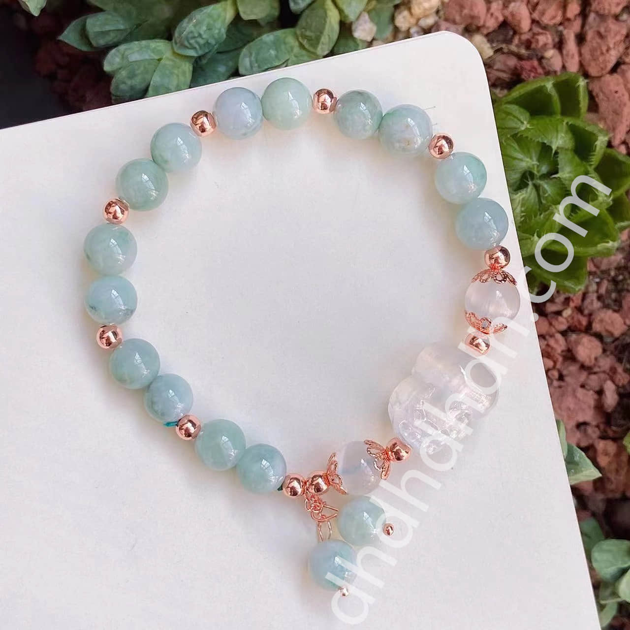 DIY jade bracelet