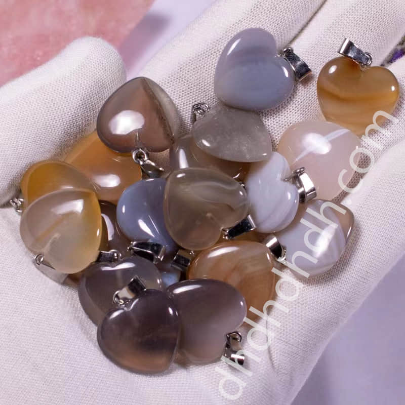 Mixed 10pcs heart pendants one bag