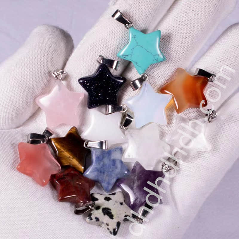 Mixed 10pcs star pendants one bag