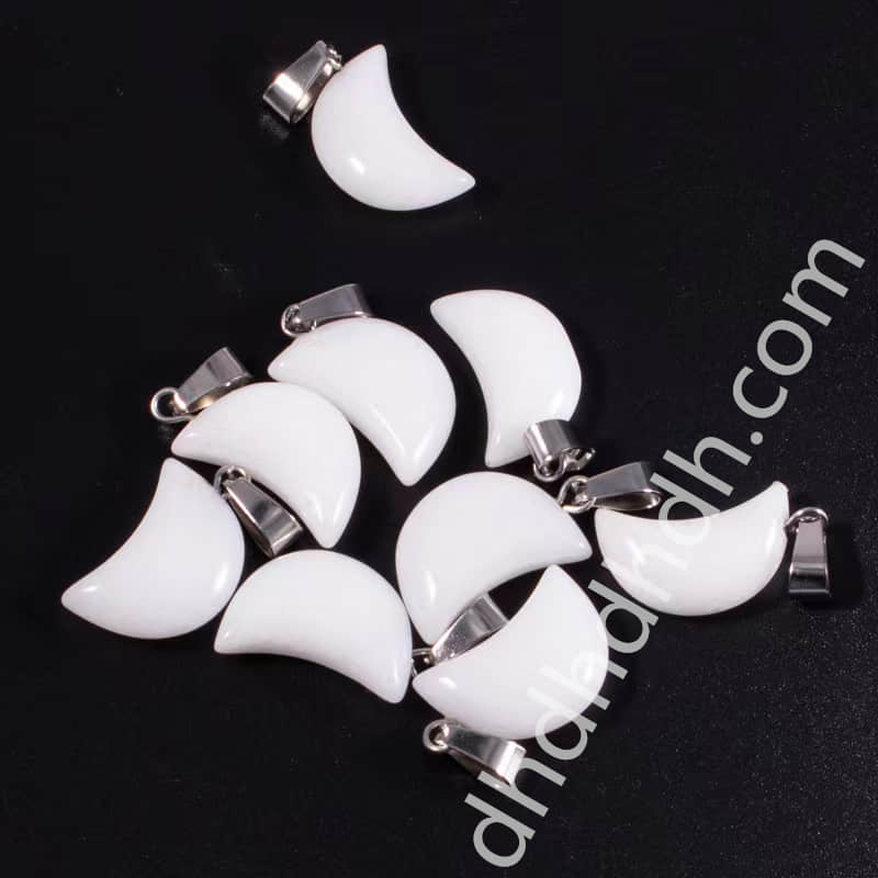 Mixed 10pcs moon pendants one bag