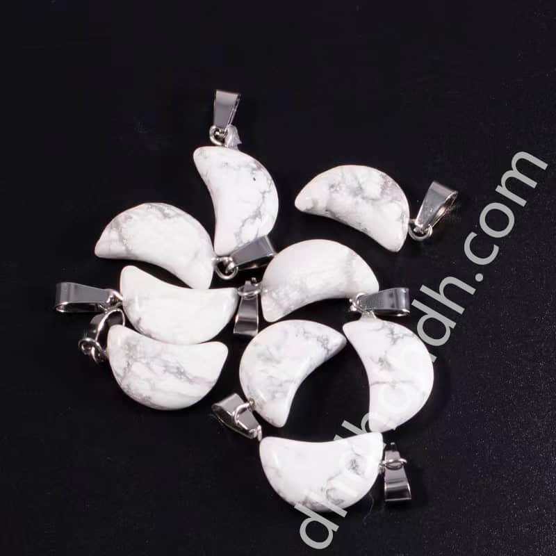 Mixed 10pcs moon pendants one bag