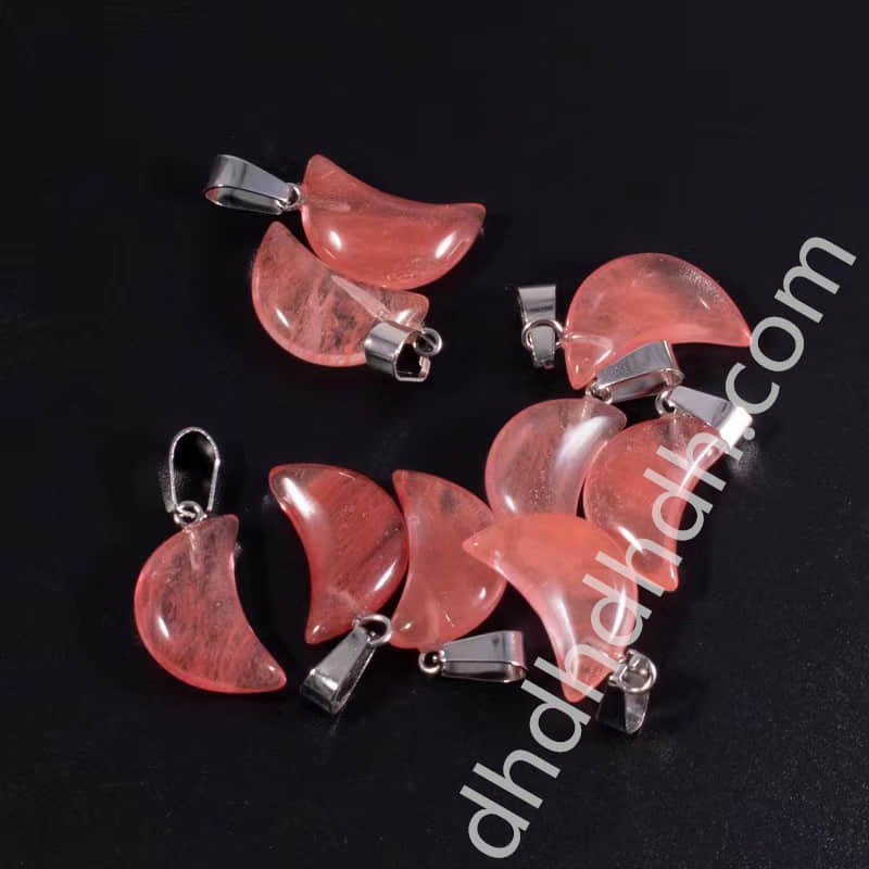 Mixed 10pcs moon pendants one bag