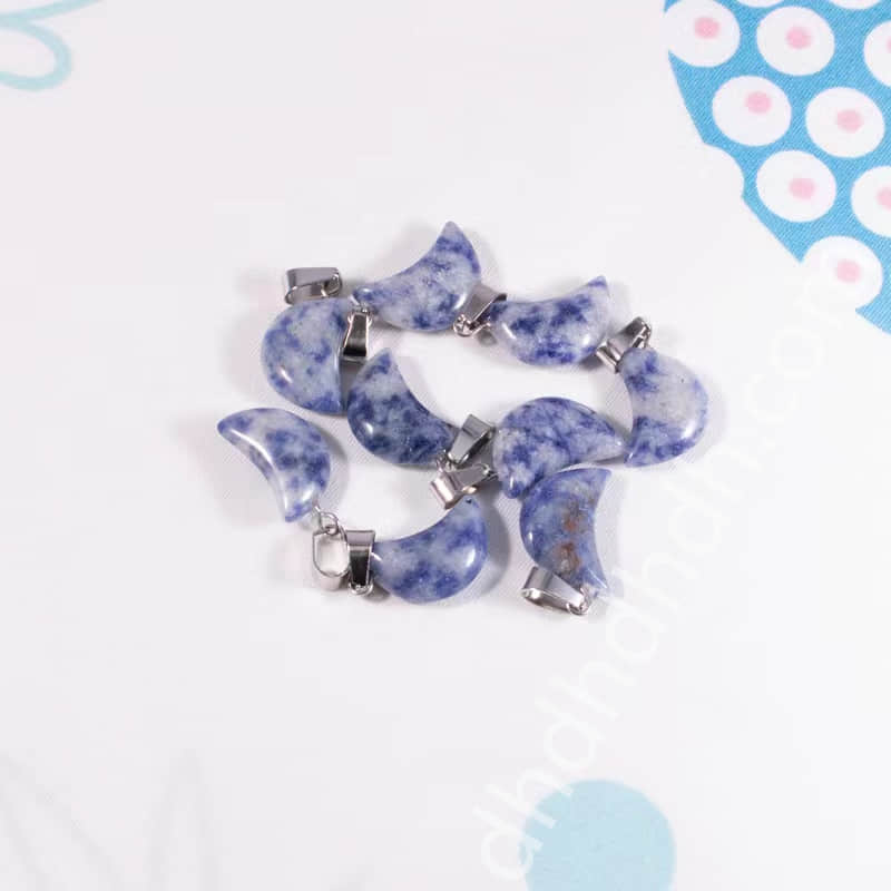 Mixed 10pcs moon pendants one bag