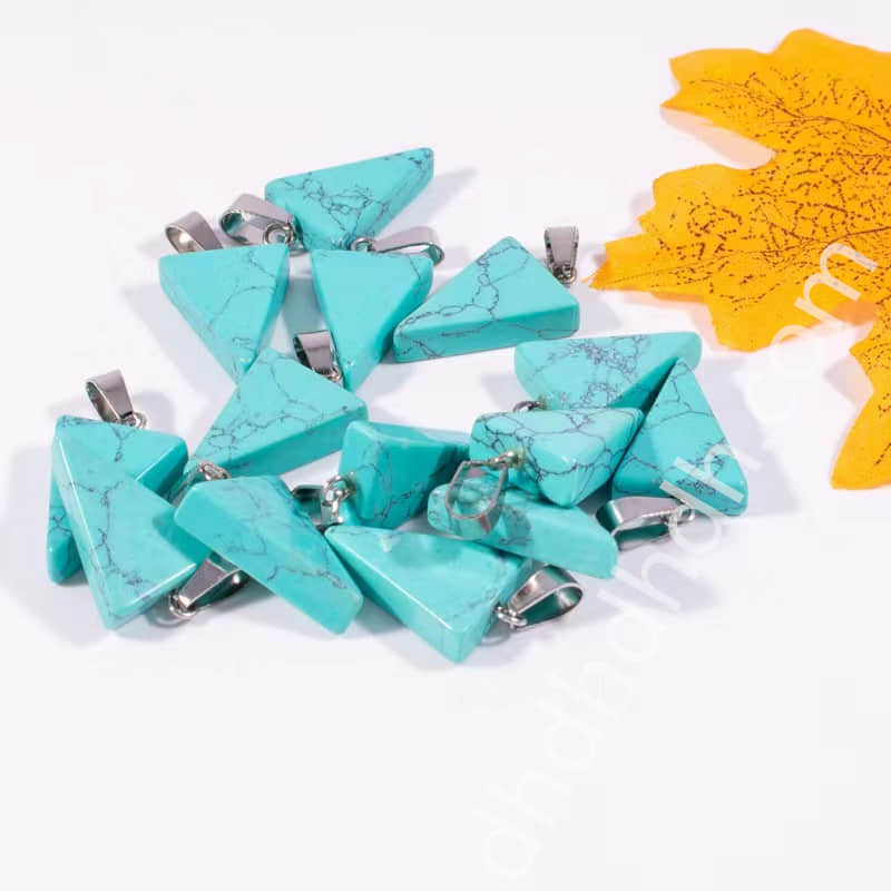 Mixed 10pcs triangle pendants one bag