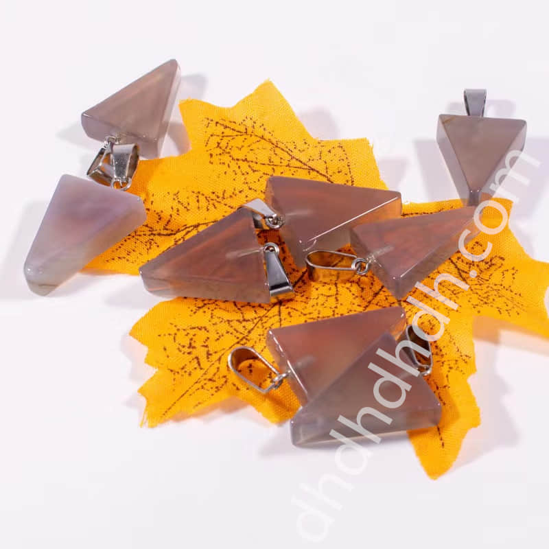 Mixed 10pcs triangle pendants one bag