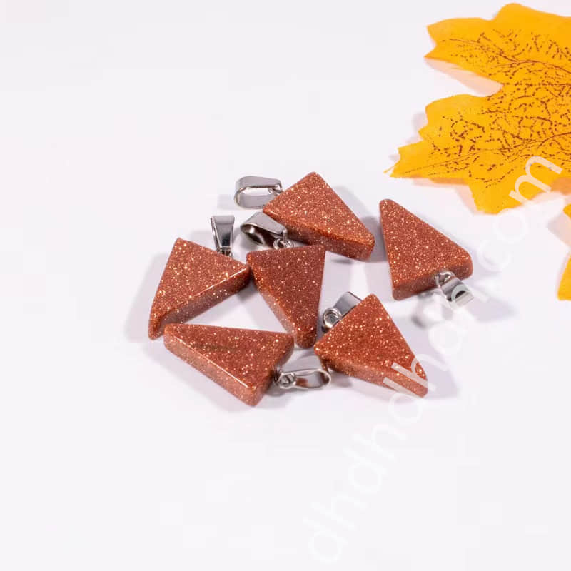 Mixed 10pcs triangle pendants one bag