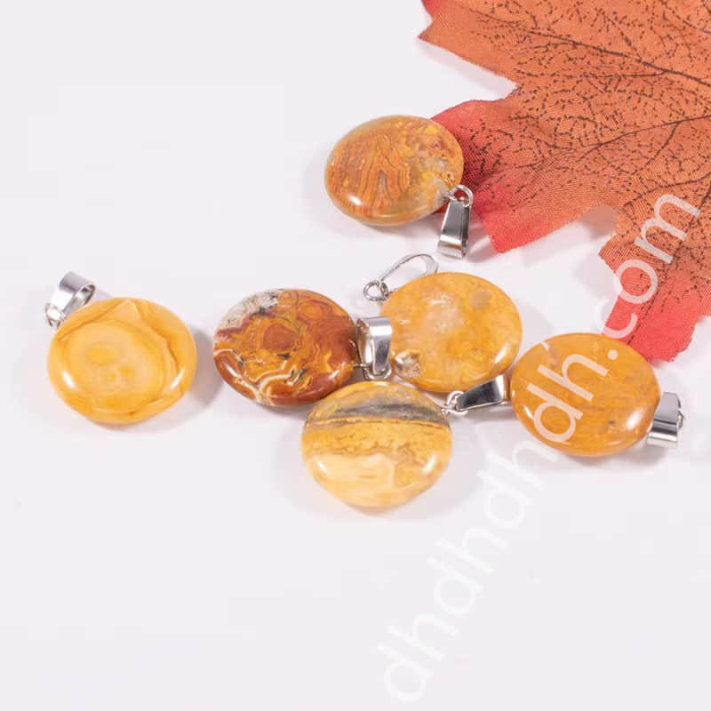 Mixed 10pcs circular pendants one bag