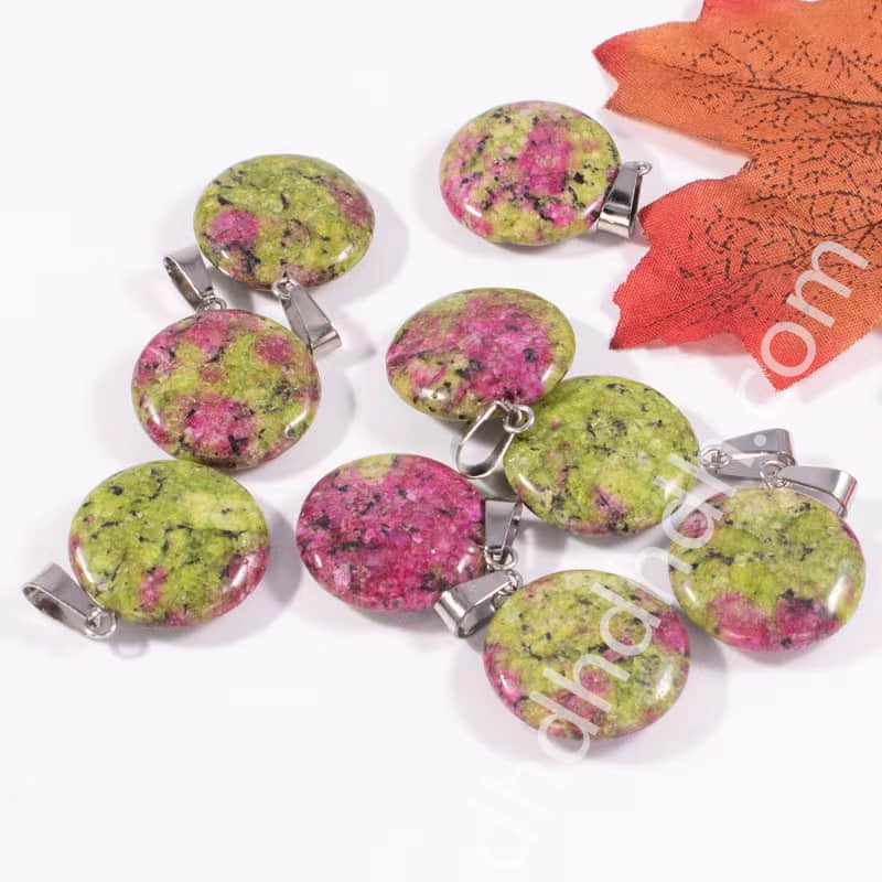 Mixed 10pcs circular pendants one bag