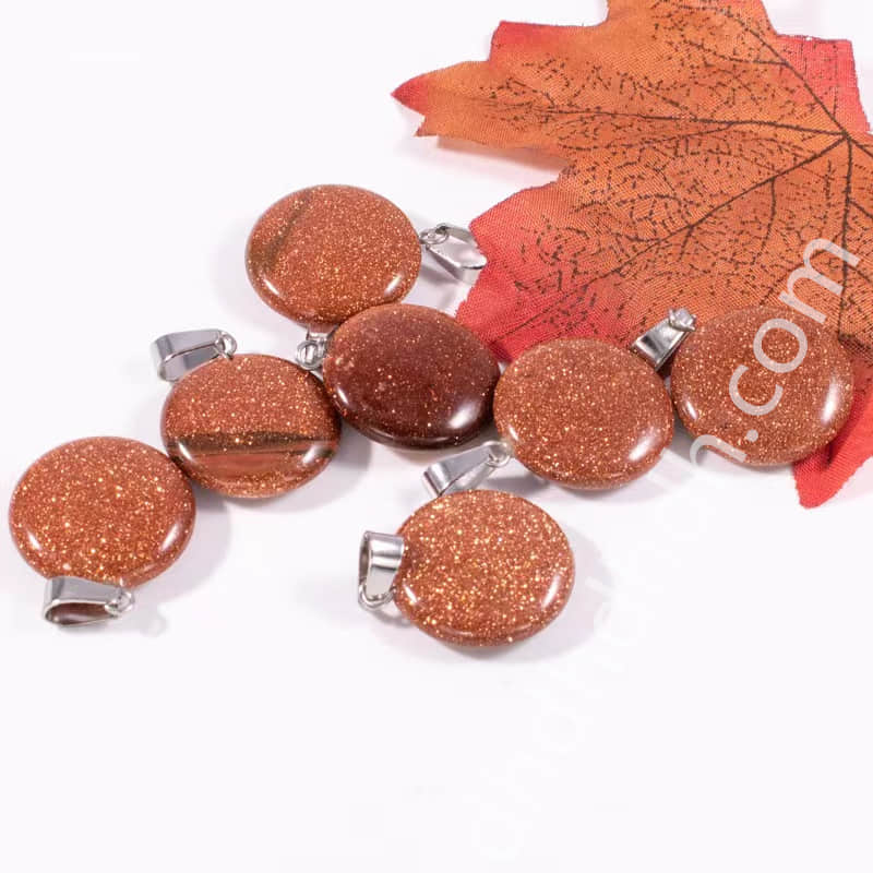 Mixed 10pcs circular pendants one bag