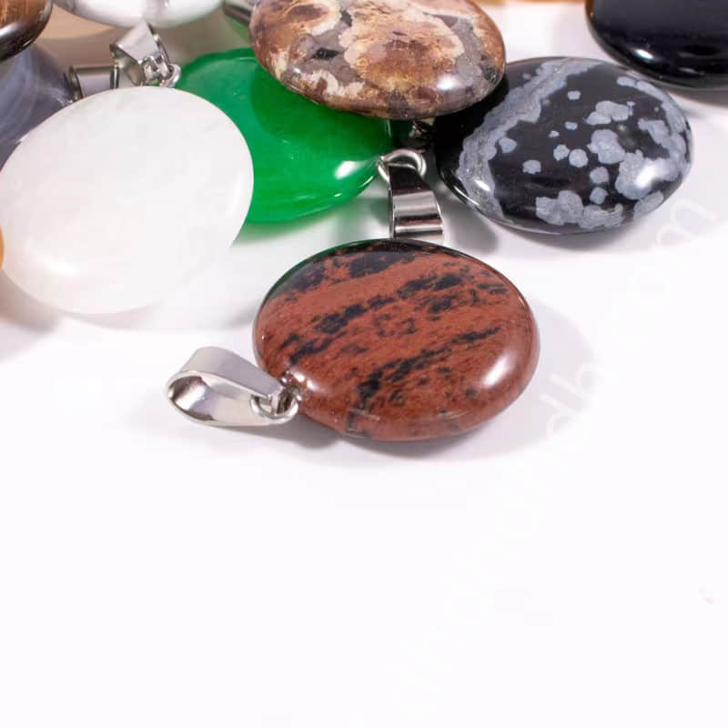 Mixed 10pcs circular pendants one bag