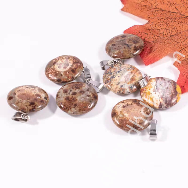 Mixed 10pcs circular pendants one bag