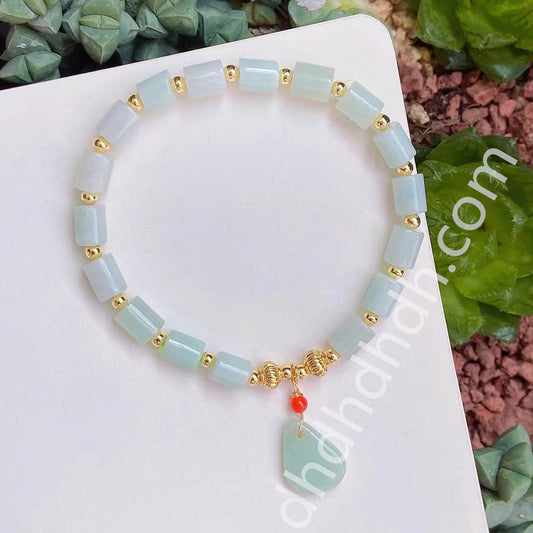 DIY jade bracelet