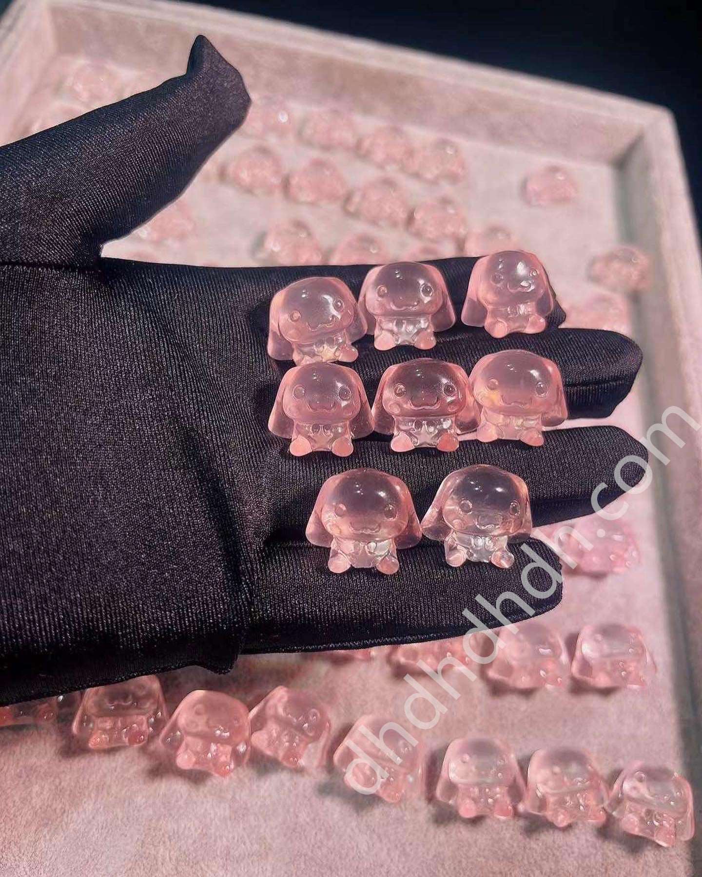 Rose quartz mini cavings