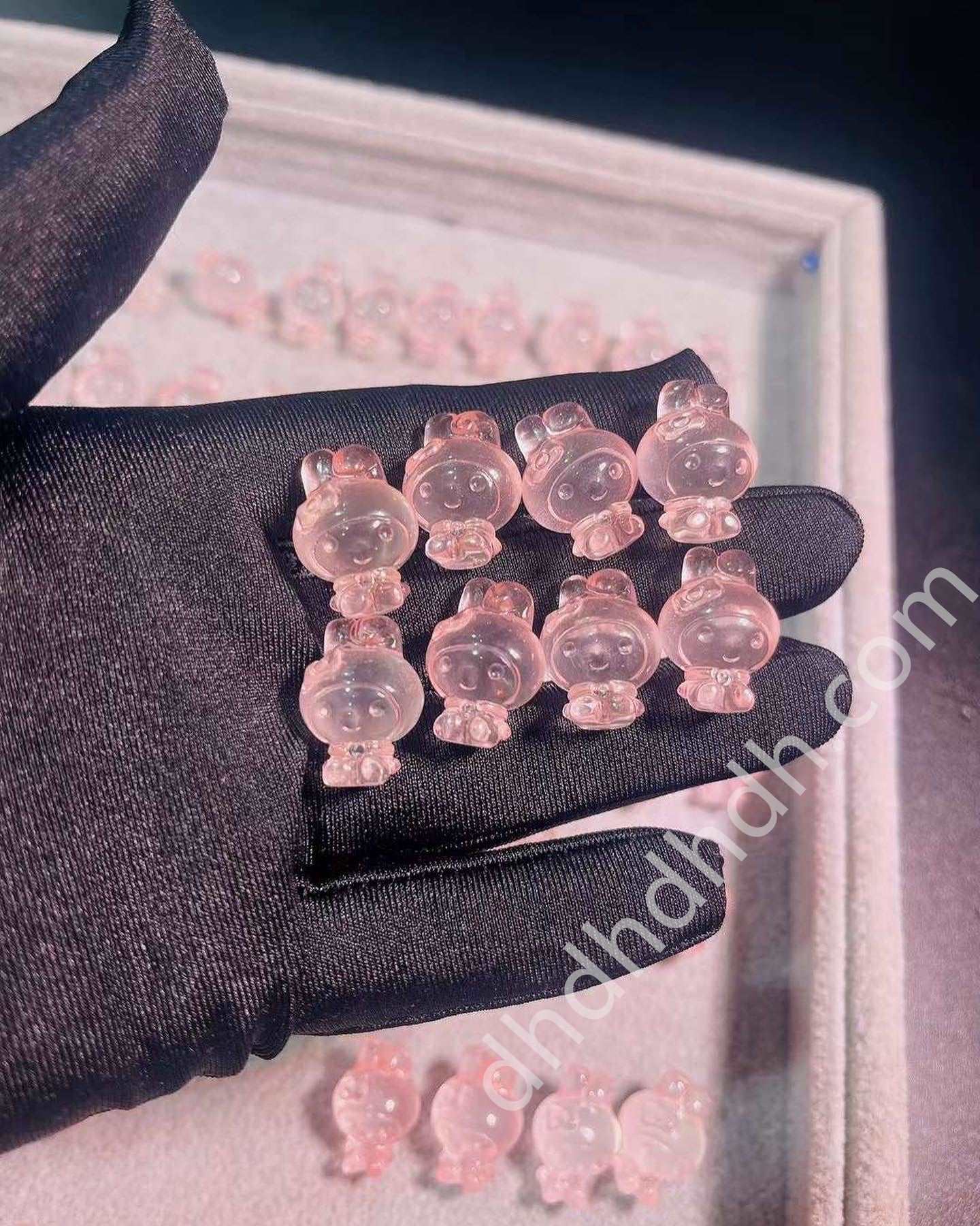 Rose quartz mini cavings