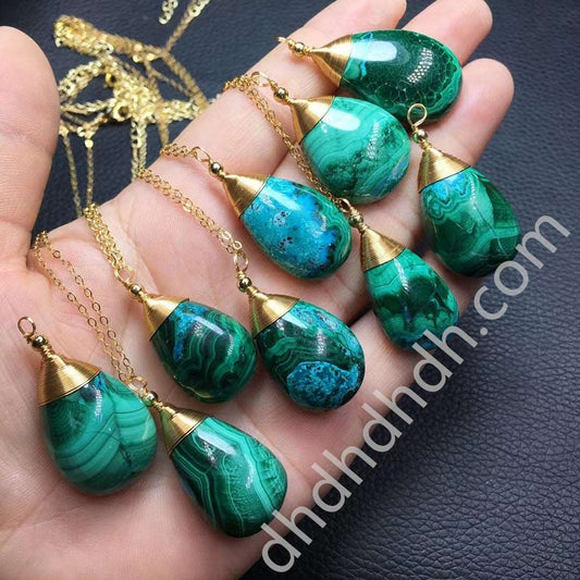 Chrysocolla pendant